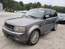 Salvage cars for sale from Copart Mendon, MA: 2011 Land Rover Range Rover Sport HSE