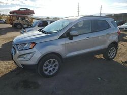 Salvage cars for sale from Copart Colorado Springs, CO: 2019 Ford Ecosport SE