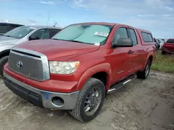 Salvage cars for sale at Riverview, FL auction: 2011 Toyota Tundra Double Cab SR5