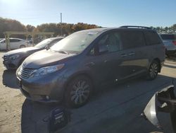 Salvage cars for sale at Windsor, NJ auction: 2016 Toyota Sienna XLE