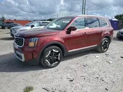 Salvage cars for sale at Homestead, FL auction: 2024 KIA Telluride S