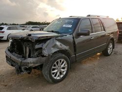 Salvage cars for sale at Houston, TX auction: 2017 Ford Expedition EL Limited