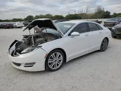 Salvage cars for sale from Copart San Antonio, TX: 2015 Lincoln MKZ Hybrid