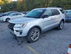 Ford salvage cars for sale: 2018 Ford Explorer XLT