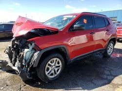 Jeep salvage cars for sale: 2017 Jeep Compass Sport