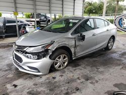 Salvage cars for sale at Miami, FL auction: 2018 Chevrolet Cruze LT