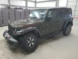 Jeep Wrangler Unlimited Rubicon salvage cars for sale: 2021 Jeep Wrangler Unlimited Rubicon