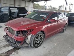 Salvage cars for sale at Cartersville, GA auction: 2017 Ford Fusion SE