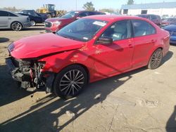 Volkswagen Jetta salvage cars for sale: 2016 Volkswagen Jetta Sport