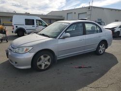 Salvage cars for sale at Martinez, CA auction: 2004 Honda Civic EX