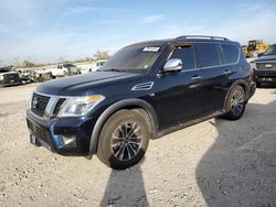 Salvage cars for sale at Kansas City, KS auction: 2019 Nissan Armada SV