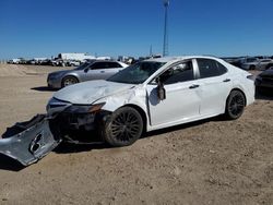 Salvage cars for sale at Amarillo, TX auction: 2021 Toyota Camry SE