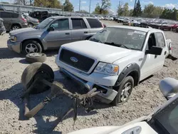 Salvage cars for sale at Lansing, MI auction: 2004 Ford F150 Supercrew