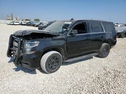 Salvage cars for sale at New Braunfels, TX auction: 2019 Chevrolet Tahoe Police