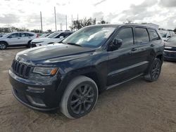 Jeep Grand Cherokee salvage cars for sale: 2019 Jeep Grand Cherokee Overland