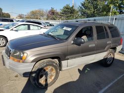 Jeep Grand Cherokee Laredo salvage cars for sale: 2000 Jeep Grand Cherokee Laredo