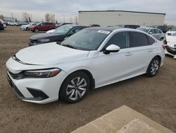 Salvage cars for sale from Copart Rocky View County, AB: 2022 Honda Civic LX