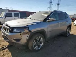 Salvage cars for sale at Elgin, IL auction: 2017 Jeep Compass Limited