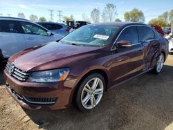 Salvage cars for sale at Elgin, IL auction: 2014 Volkswagen Passat SE