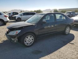 Honda salvage cars for sale: 2005 Honda Civic LX