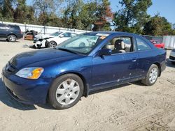 Honda Vehiculos salvage en venta: 2002 Honda Civic EX