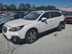 Salvage cars for sale at Spartanburg, SC auction: 2019 Subaru Outback 2.5I Limited