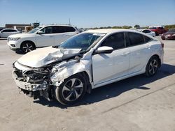 Salvage cars for sale at Grand Prairie, TX auction: 2019 Honda Civic LX