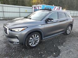 Salvage cars for sale at Savannah, GA auction: 2020 Infiniti QX50 Pure