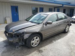 Honda Accord ex salvage cars for sale: 2007 Honda Accord EX