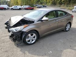 Salvage cars for sale at Marlboro, NY auction: 2013 Hyundai Elantra GLS