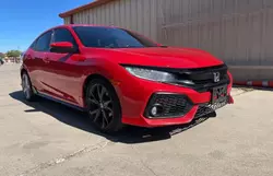 Salvage cars for sale at Grand Prairie, TX auction: 2017 Honda Civic Sport Touring