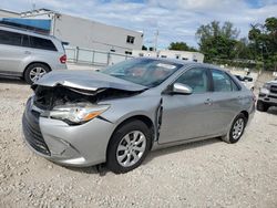 Salvage cars for sale at Opa Locka, FL auction: 2015 Toyota Camry LE