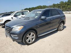 Mercedes-Benz salvage cars for sale: 2012 Mercedes-Benz ML 350 4matic