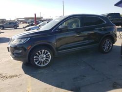 Salvage cars for sale at Grand Prairie, TX auction: 2015 Lincoln MKC