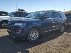 Salvage cars for sale at East Granby, CT auction: 2017 Ford Explorer XLT