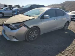 Toyota Corolla Vehiculos salvage en venta: 2015 Toyota Corolla L