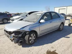 Salvage cars for sale at Kansas City, KS auction: 2008 KIA Spectra EX