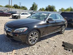 Salvage cars for sale at Oklahoma City, OK auction: 2015 Mercedes-Benz C 300 4matic