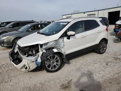 2018 Ford Ecosport Titanium en venta en Kansas City, KS