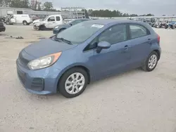 Salvage cars for sale at Harleyville, SC auction: 2016 KIA Rio LX