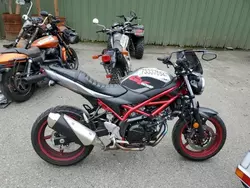 Salvage motorcycles for sale at Graham, WA auction: 2019 Suzuki SV650