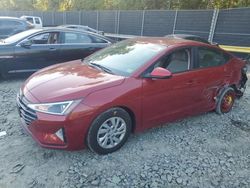 Salvage cars for sale at Waldorf, MD auction: 2020 Hyundai Elantra SE