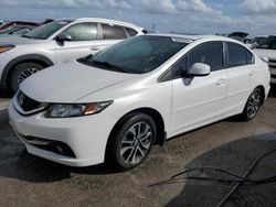 Salvage cars for sale at Arcadia, FL auction: 2013 Honda Civic EXL