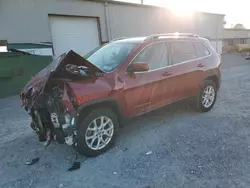 Salvage cars for sale at Leroy, NY auction: 2017 Jeep Cherokee Latitude