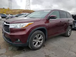 2015 Toyota Highlander XLE en venta en Littleton, CO