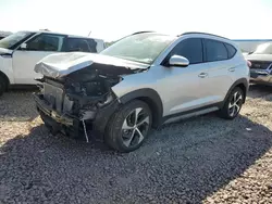 Salvage cars for sale at Phoenix, AZ auction: 2017 Hyundai Tucson Limited