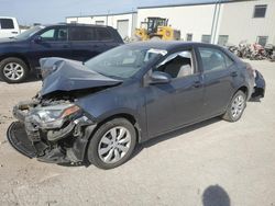 Salvage cars for sale at Kansas City, KS auction: 2014 Toyota Corolla L