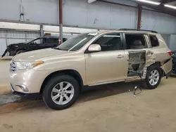 Salvage cars for sale at Mocksville, NC auction: 2012 Toyota Highlander Base