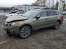 Salvage cars for sale at Arlington, WA auction: 2016 Subaru Outback 2.5I Limited