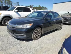 Salvage cars for sale at Spartanburg, SC auction: 2017 Honda Accord EX